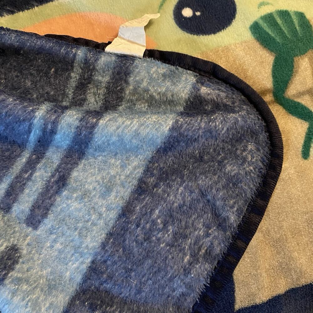 Star Wars Mandalorian Child Baby Yoda Throw Blanket Soft Fleece 44 X 60" - Picture 3 of 8